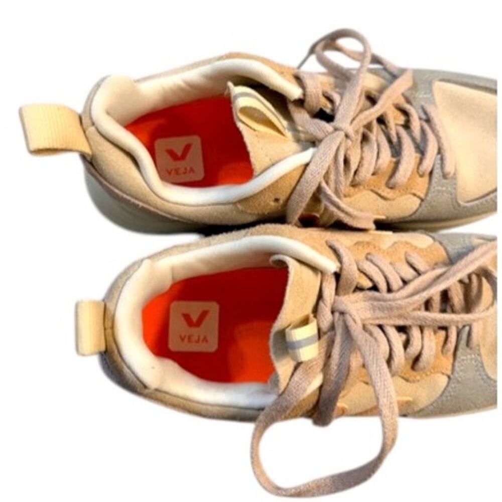 Veja Venturi Sneakers Womens 8 Almond Peach Multicolor Suede Chunky EU 39 - Picture 7 of 9